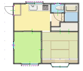 サンダンス テラスA棟【1階】の間取り