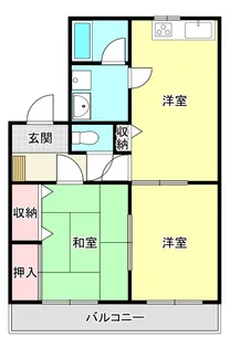 ファミールIZUMO【1階】の間取り