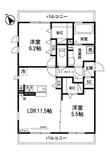 エルドール【1階】の間取り