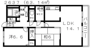 ステラコート【1階】の間取り