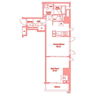 グラマシー横濱関内【2階】の間取り