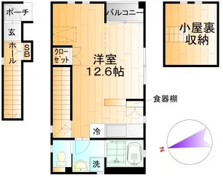 のわ中延【2階】の間取り