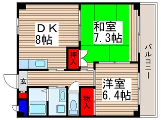 第11昭栄マンション【4階】の間取り