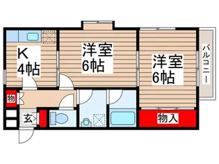 αNEXT南流山第2【1階】の間取り