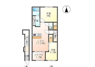 AグランドパレスII【2階】の間取り