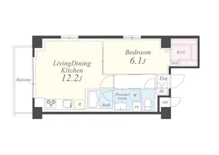 COCORAS MOTOYOYOGI【1階】の間取り