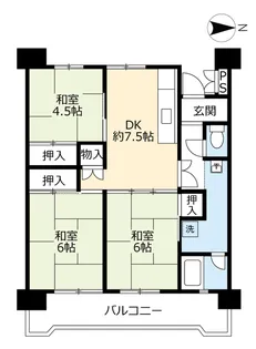 UR水草【13階】の間取り