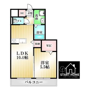 リルシア【2階】の間取り