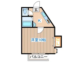 エクレール千代田町B【2階】の間取り