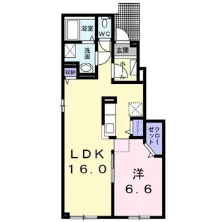 タカトモドリームII【1階】の間取り