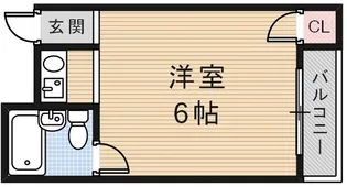 ハマンション枚方元町【2階】の間取り
