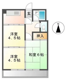 黒川マンション【3階】の間取り