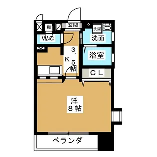 Square大曽根【2階】の間取り
