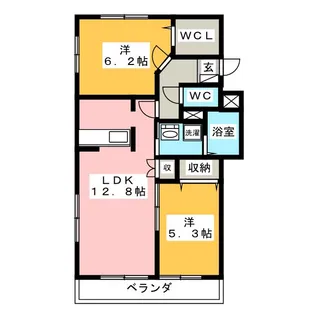 ヘーベルメゾン瑞穂【3階】の間取り