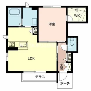 シャーメゾンローリエ【1階】の間取り