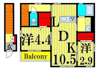 Plum Forest 1【2階】の間取り