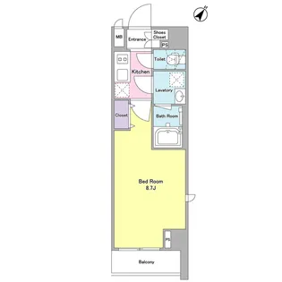デルックス田端【3階】の間取り