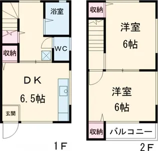 カーサシノの間取り