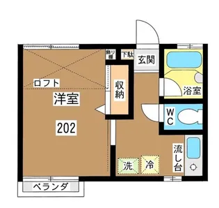 ドミール-下石原2丁目-【2階】の間取り