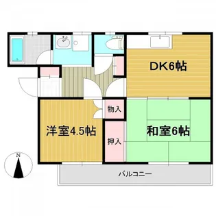 コンフォートハウス【4階】の間取り