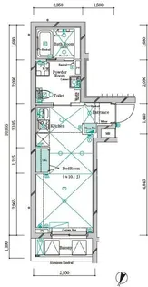 ガリシア中野新橋【3階】の間取り