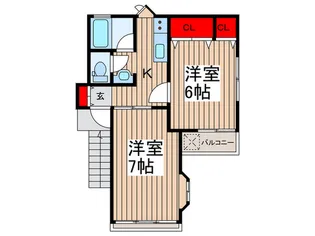 クボハウス【2階】の間取り