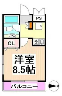 ツーウイングス・サンキン【3階】の間取り