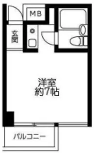 メルスサイトー【6階】の間取り