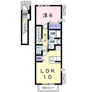 プロムナードIII【2階】の間取り