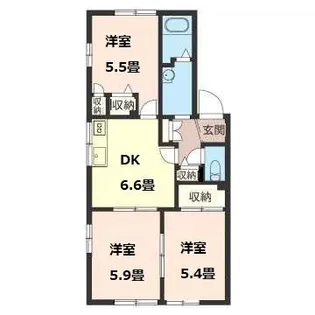 WIN湘南A【1階】の間取り