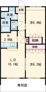 グレース・ガーデン【1階】の間取り