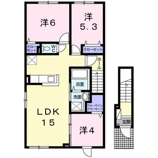 ハーモニー I【2階】の間取り