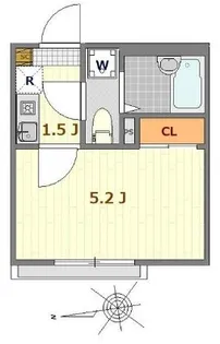 Luxカシオペア【2階】の間取り