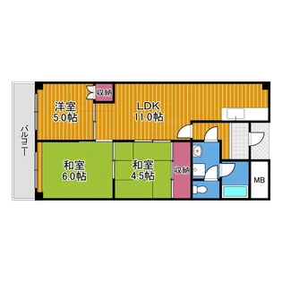 コートSU【2階】の間取り