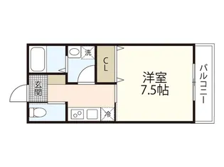 盛林レジデンスA棟【1階】の間取り