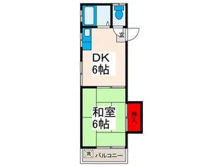 ハイツ山田【2階】の間取り