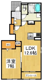 As’Blue【1階】の間取り