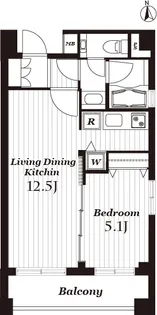 ディナック八王子【6階】の間取り