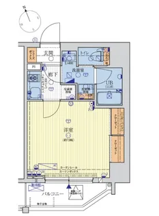 レオンコンフォート西新橋【8階】の間取り