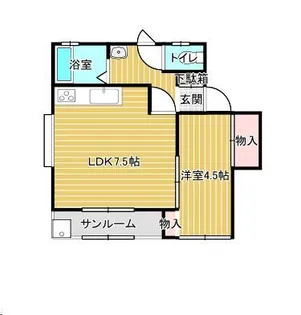 ラ・メール【2階】の間取り
