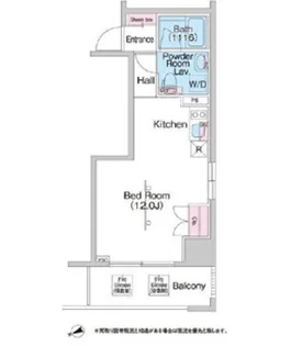 コンフォリア浅草駒形【6階】の間取り