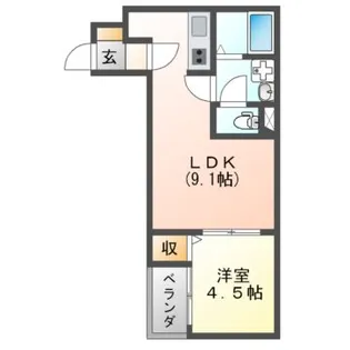 F+style藤井寺道明寺2号館【1階】の間取り