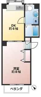 フルール杉田【2階】の間取り