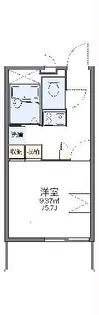 レオパレス高島町【2階】の間取り
