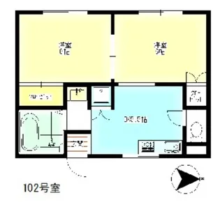 春風館【1階】の間取り