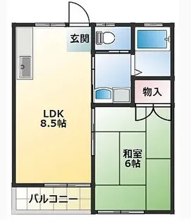 MP-II番館【1階】の間取り