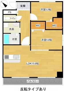 エムズドリームX【7階】の間取り