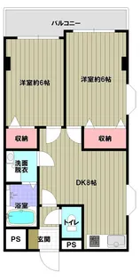 メゾン経堂ウエスト【1階】の間取り
