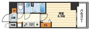 プレサンス梅田北ディア【7階】の間取り
