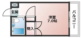 キングスコート【4階】の間取り